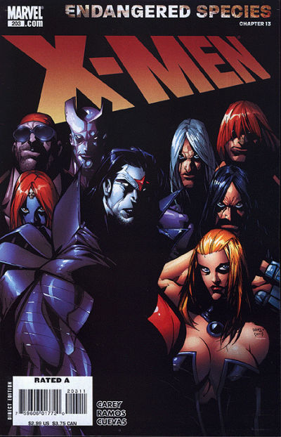 X-Men #203 cover
