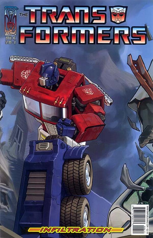 The Transformers: Infiltration #6 cover