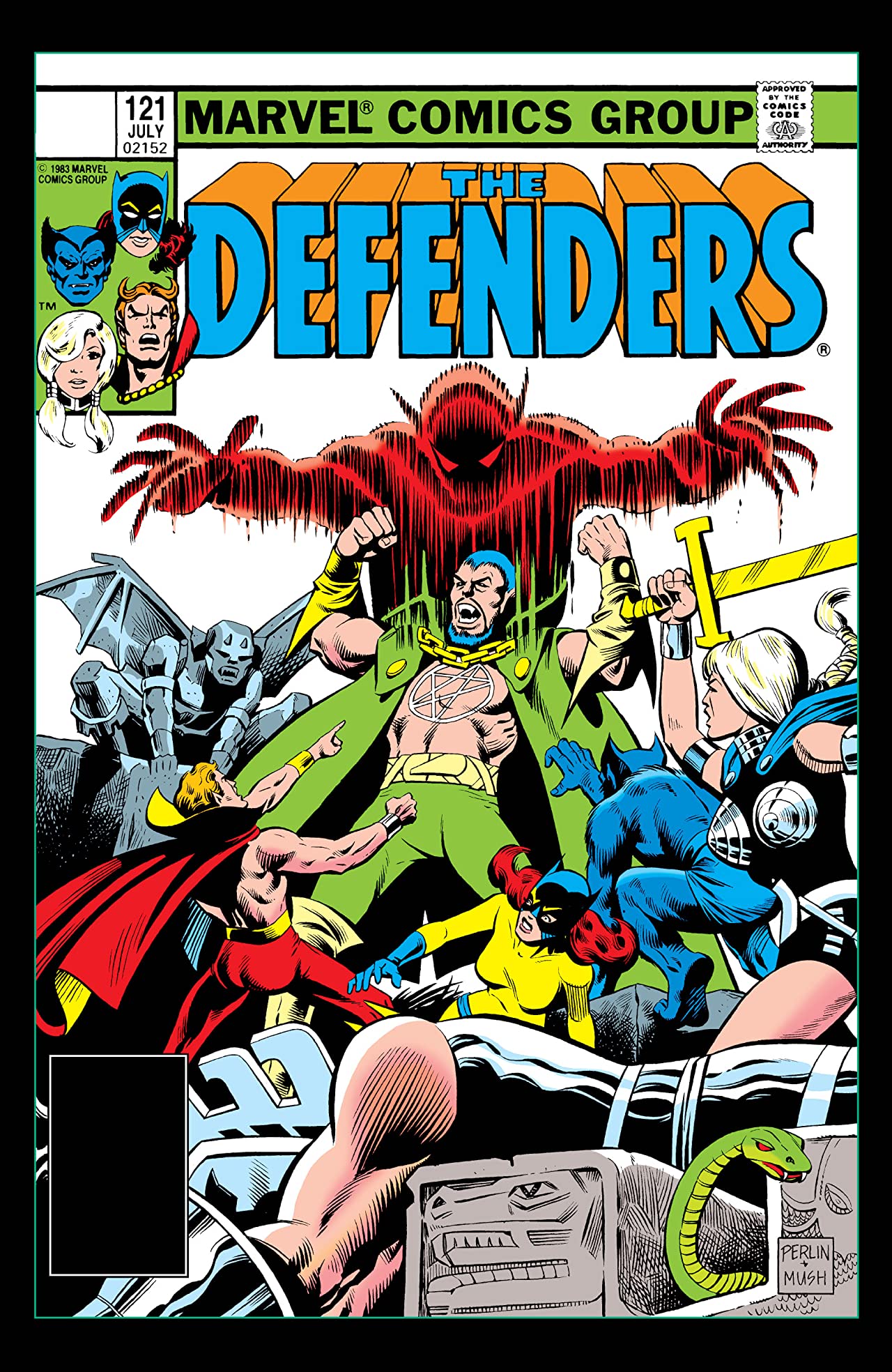 The Defenders #121 cover