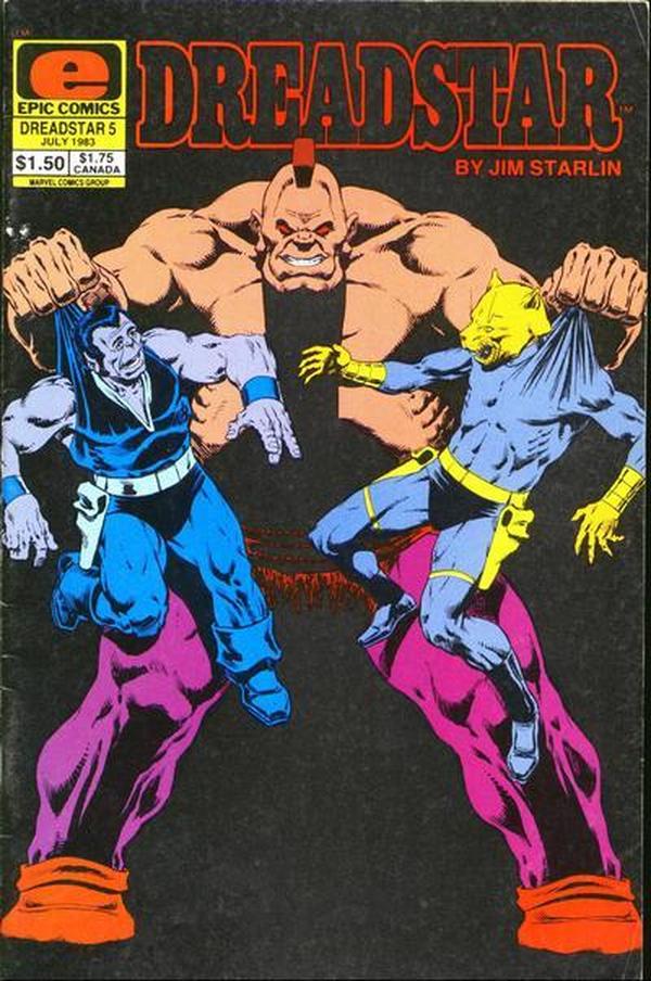 Dreadstar #5 cover