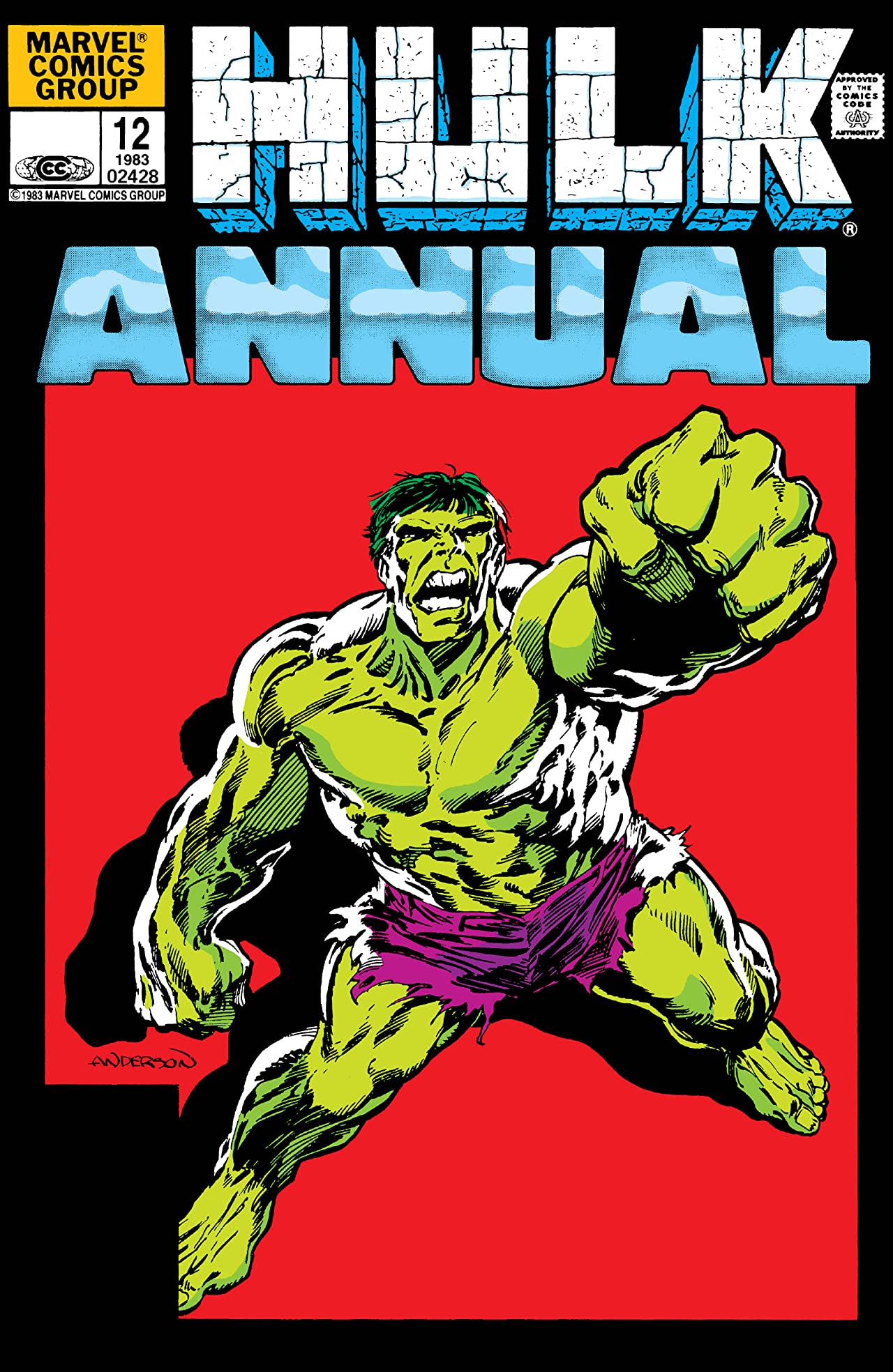 The Incredible Hulk Annual #12 cover