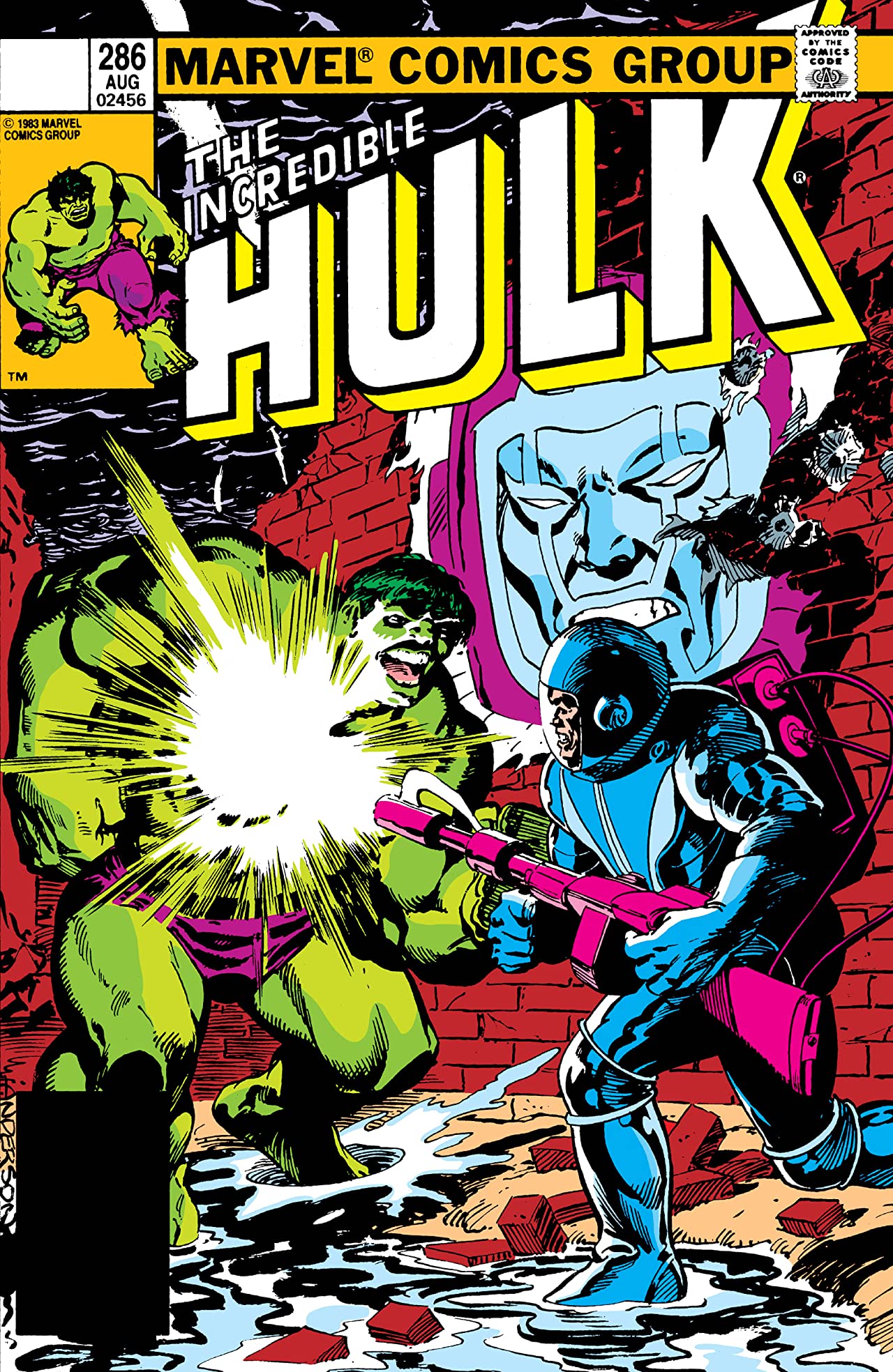 The Incredible Hulk #286 cover