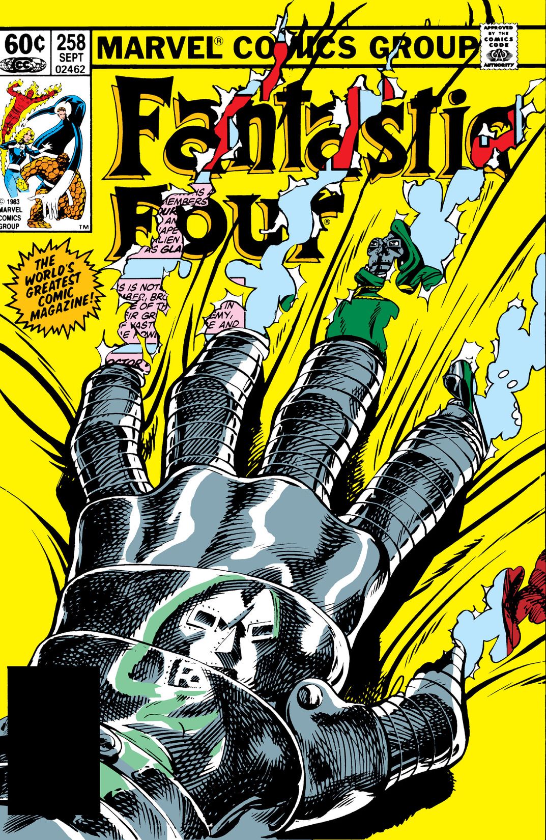 Fantastic Four #258 cover