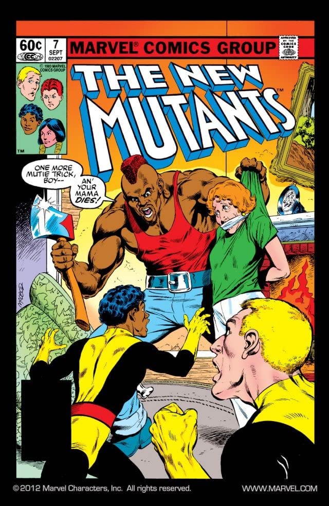 The New Mutants #7 cover