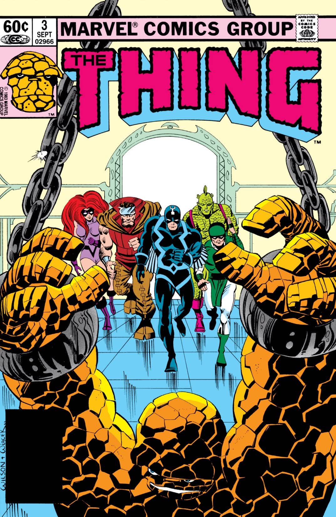 The Thing #3 cover