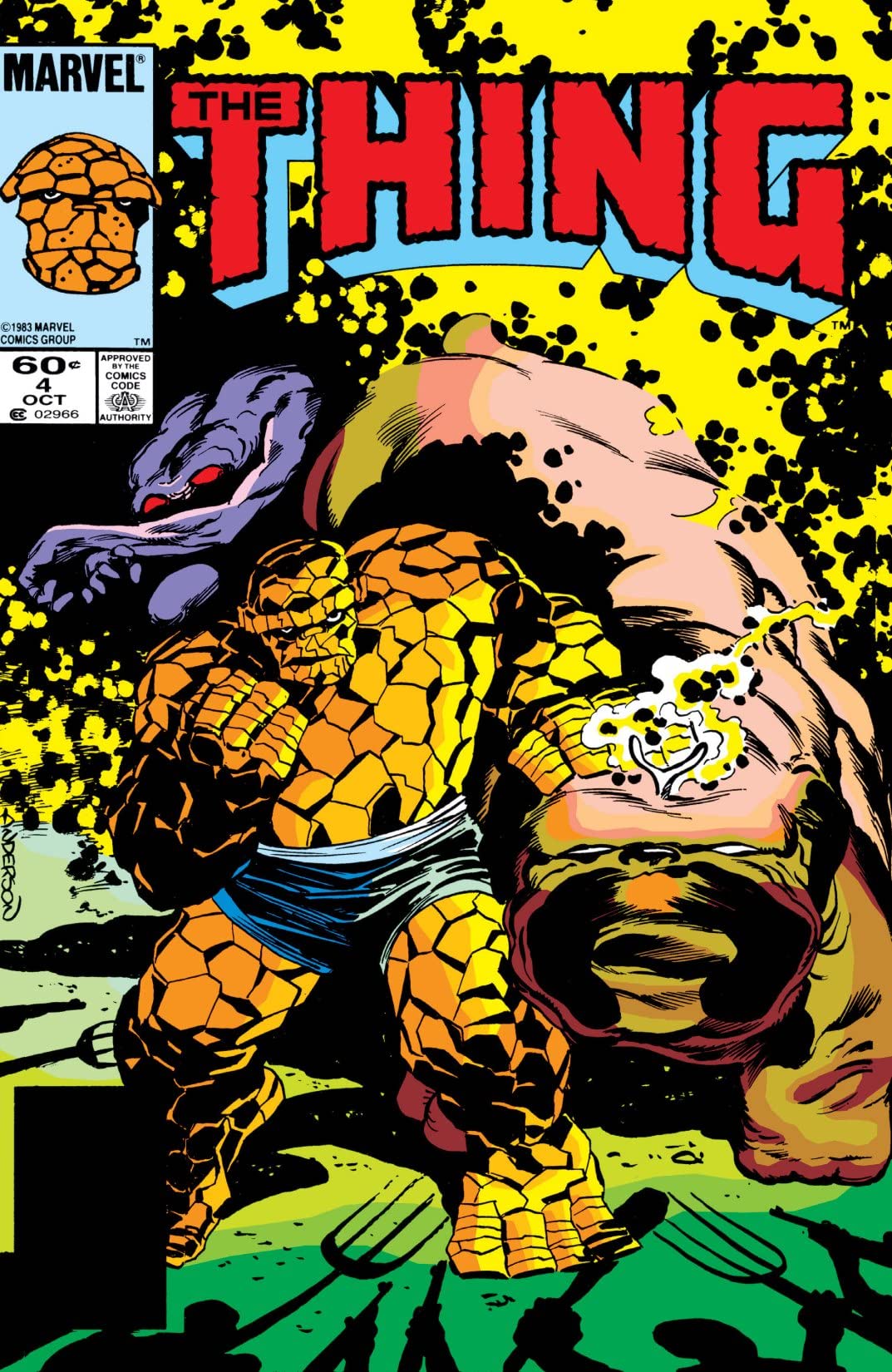 The Thing #4 cover