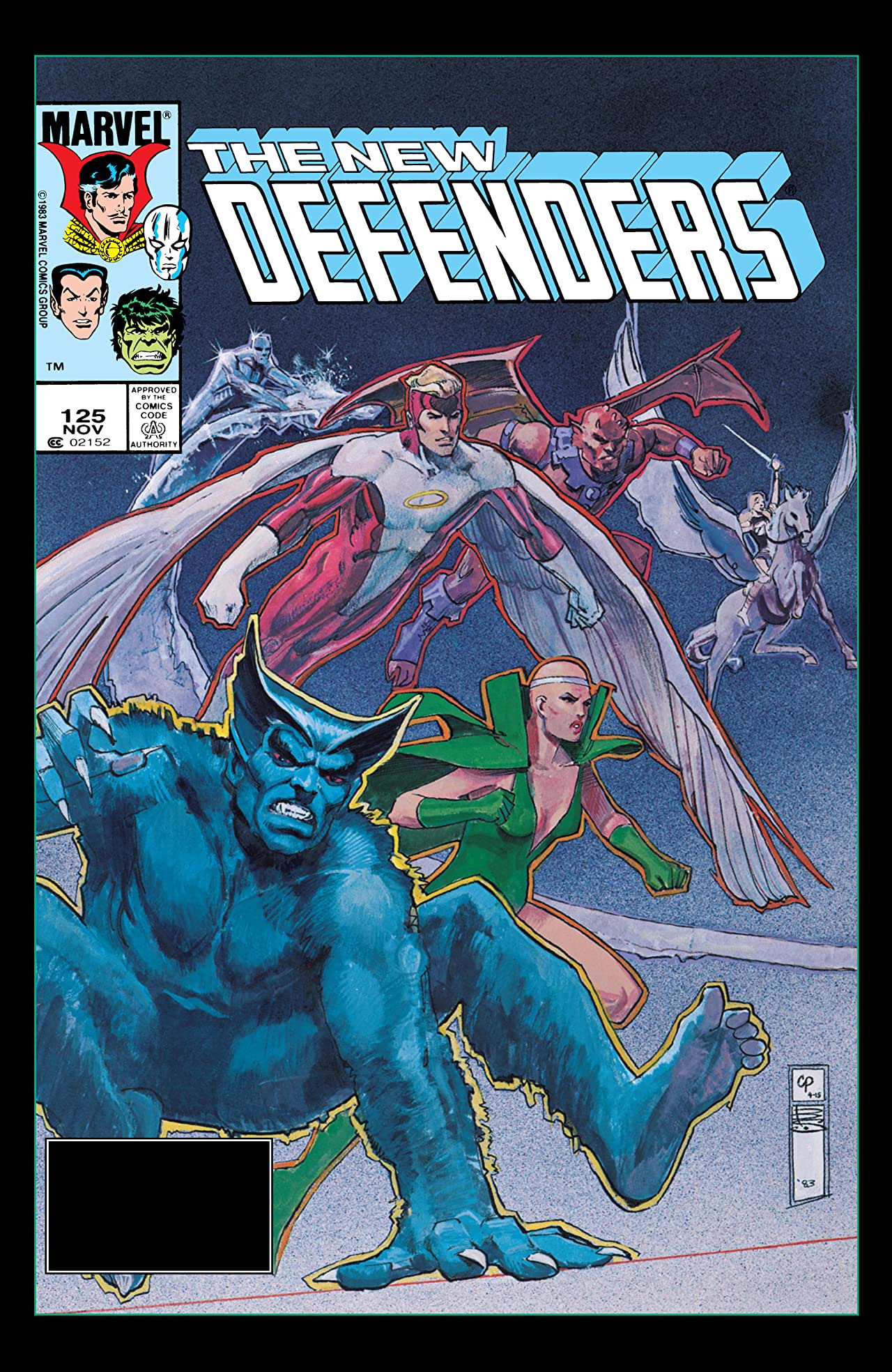 The Defenders #125 cover