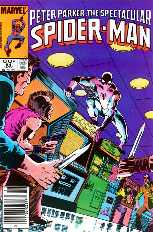 The Spectacular Spider-Man #84 cover
