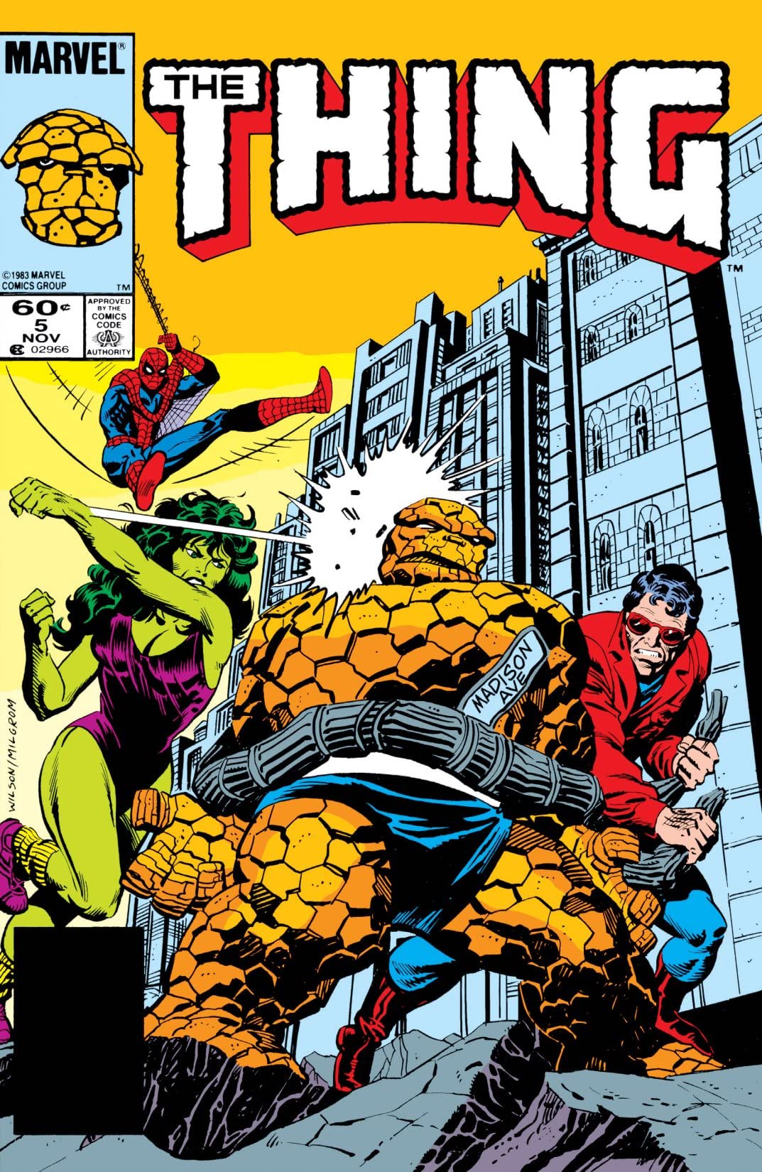 The Thing #5 cover