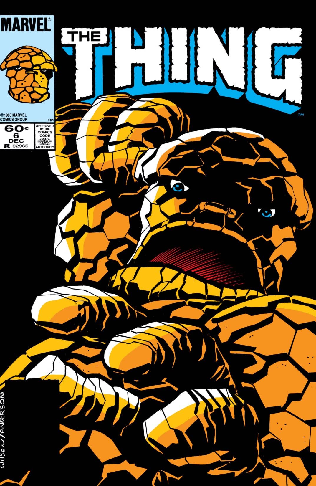 The Thing #6 cover