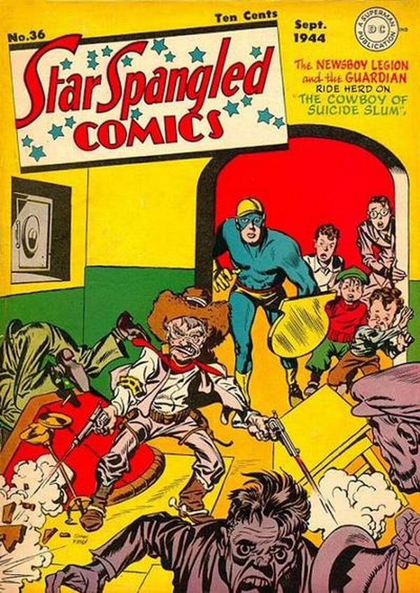 Star Spangled Comics #36 cover