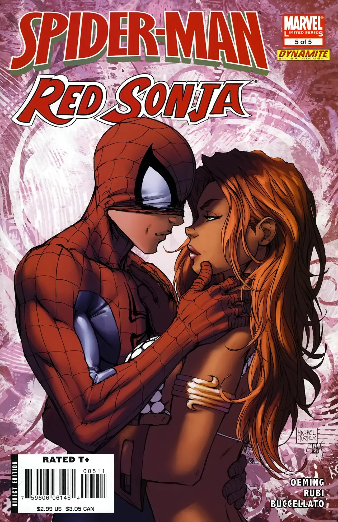 Spider-Man / Red Sonja #5 cover