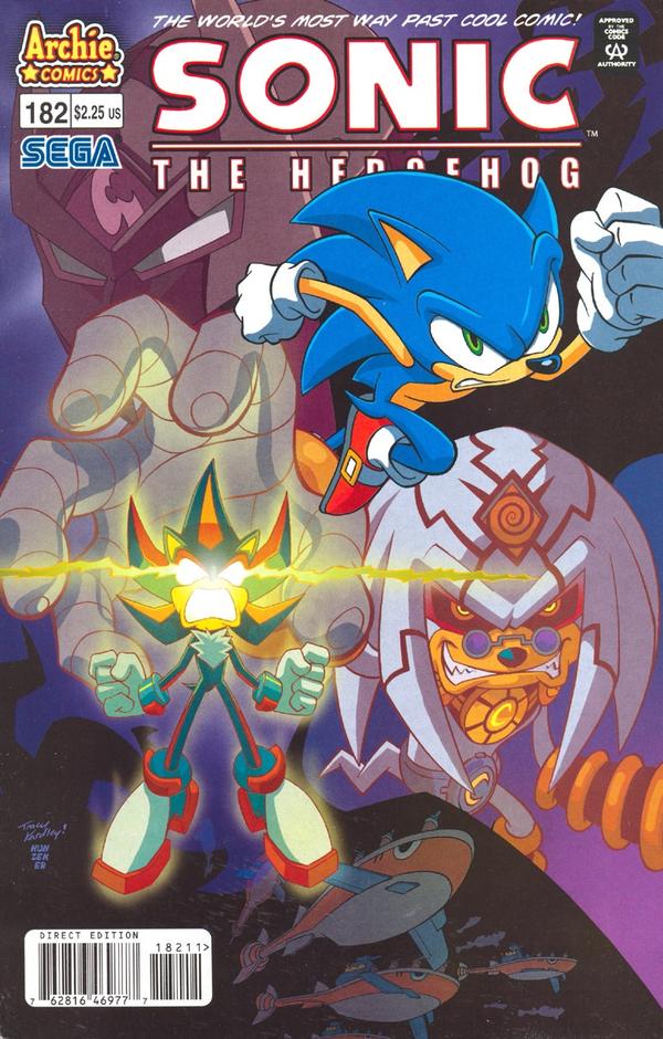 Sonic the Hedgehog #182 cover