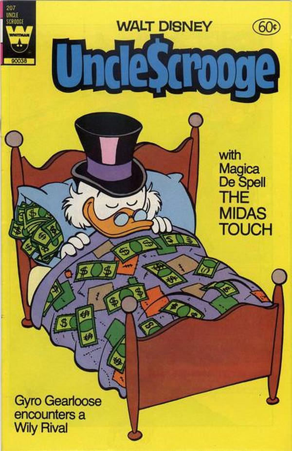 Walt Disney Uncle Scrooge #207 cover