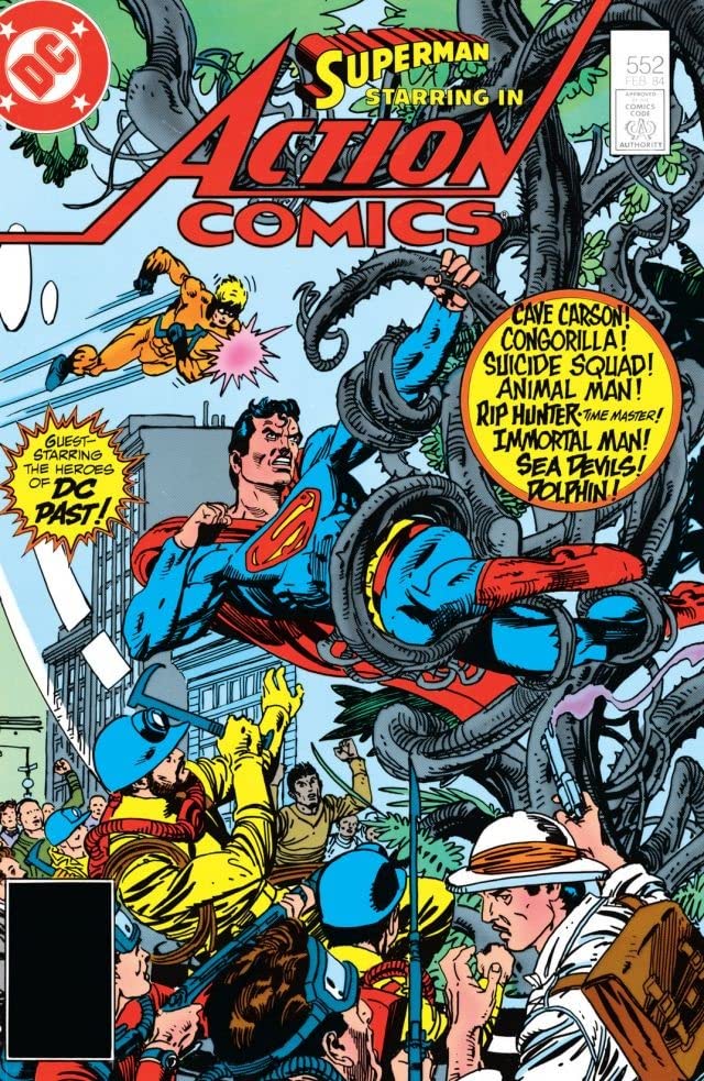 Action Comics #552 cover