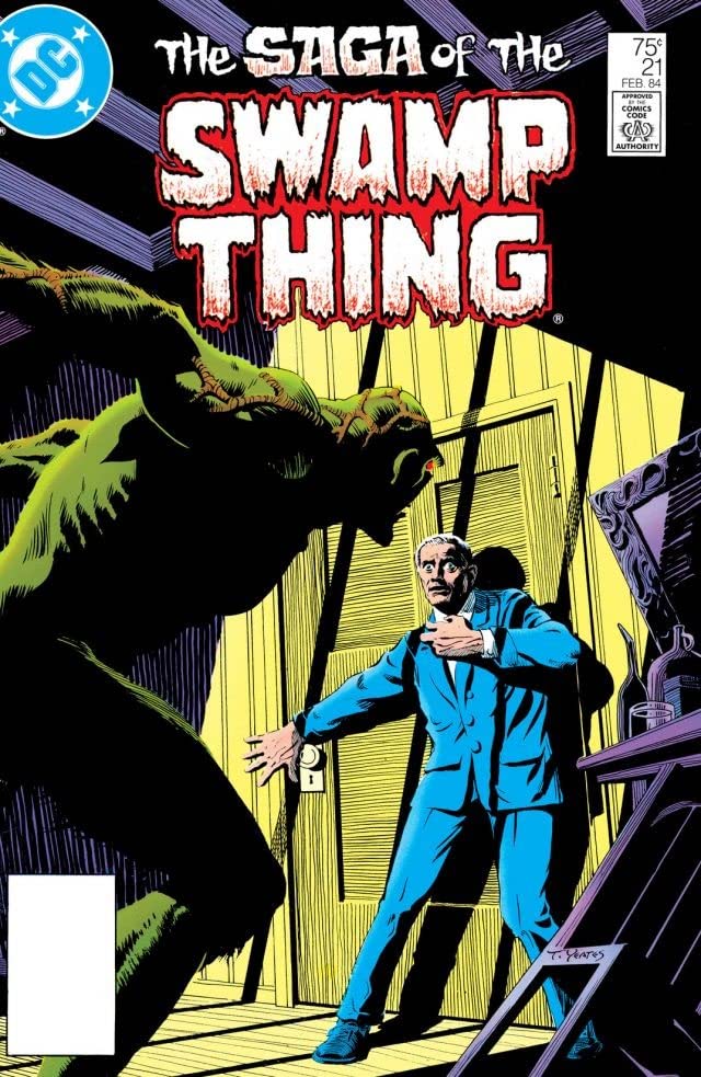 The Saga of Swamp Thing #21 cover
