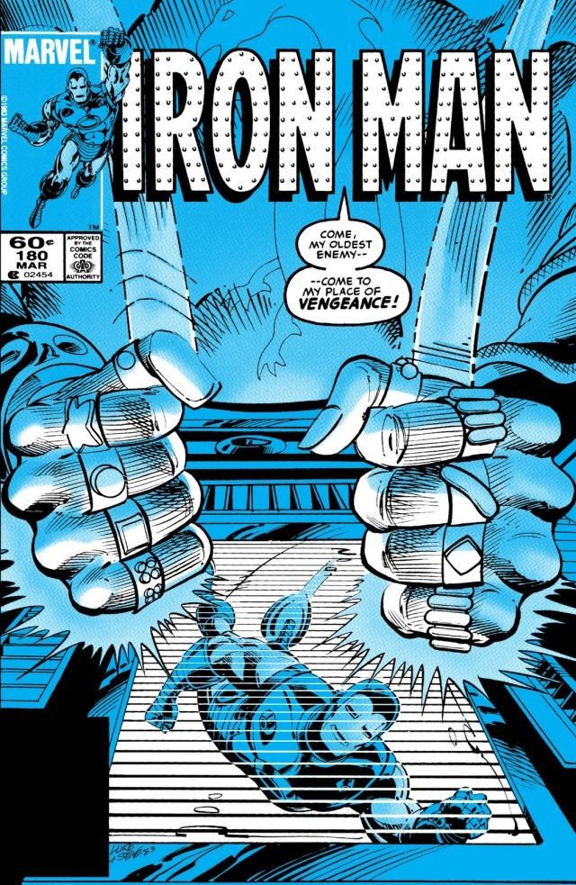 Iron Man #180 cover
