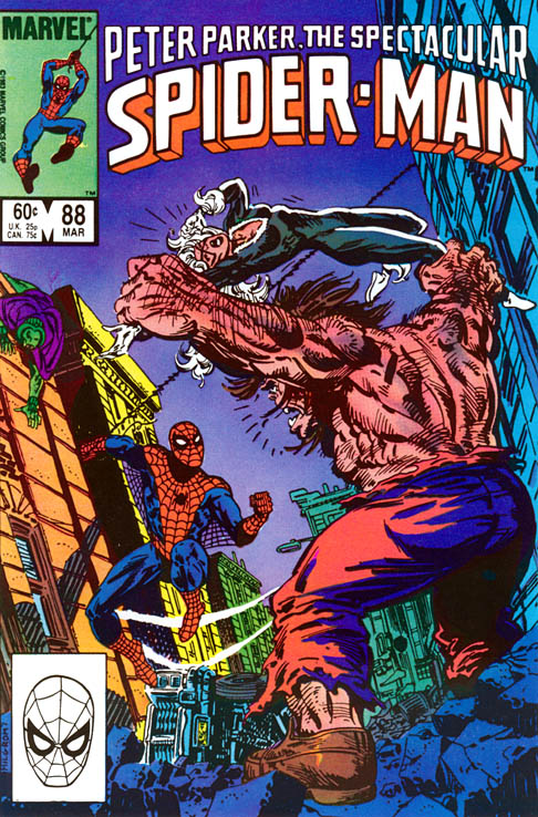 The Spectacular Spider-Man #88 cover