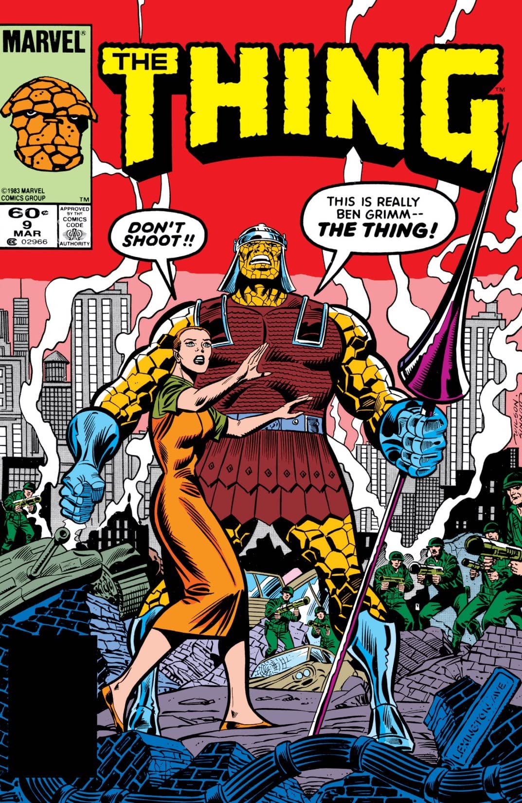 The Thing #9 cover