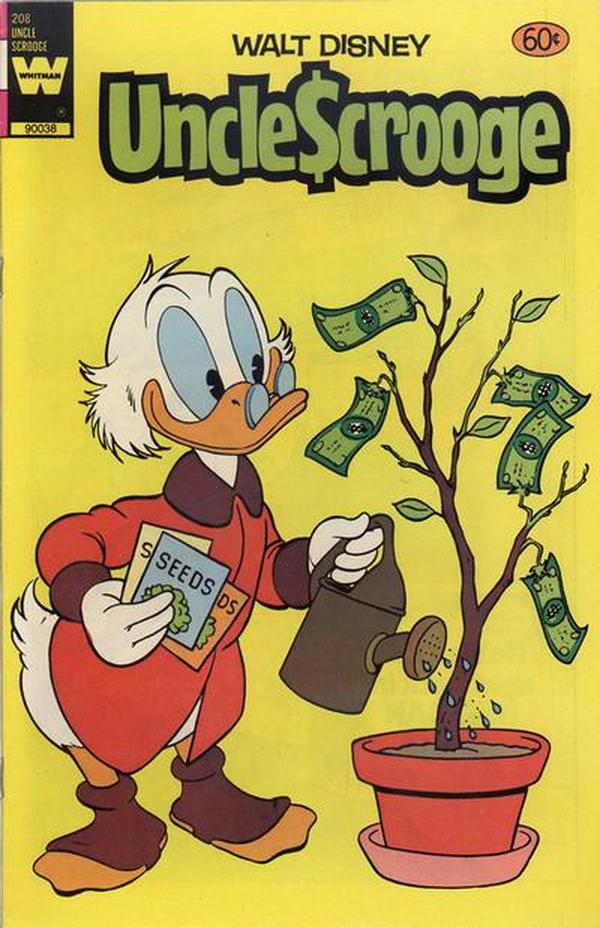 Walt Disney Uncle Scrooge #208 cover