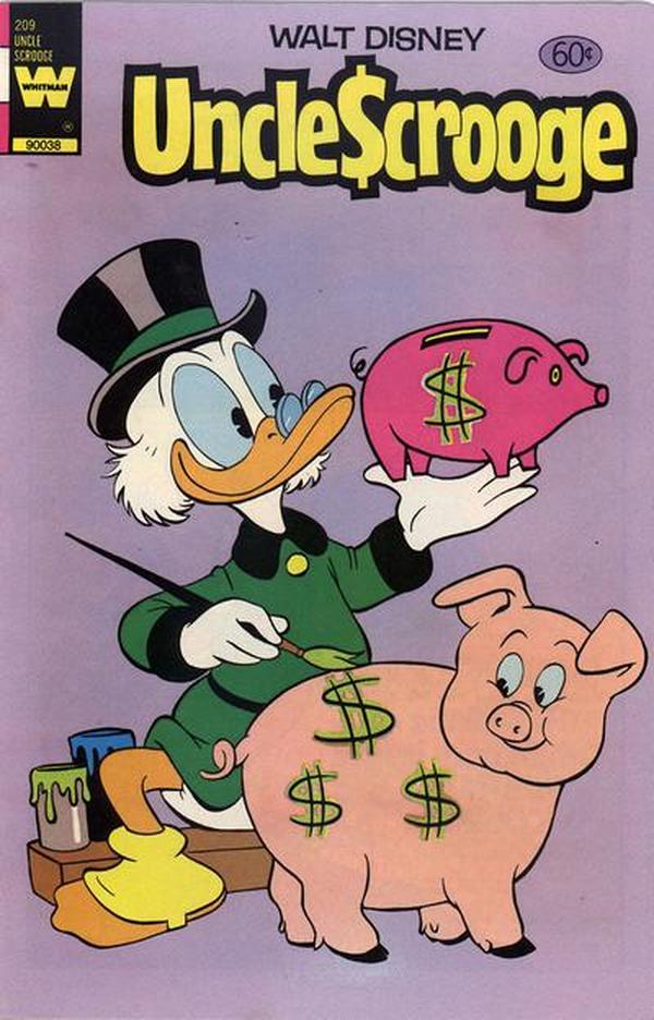Walt Disney Uncle Scrooge #209 cover