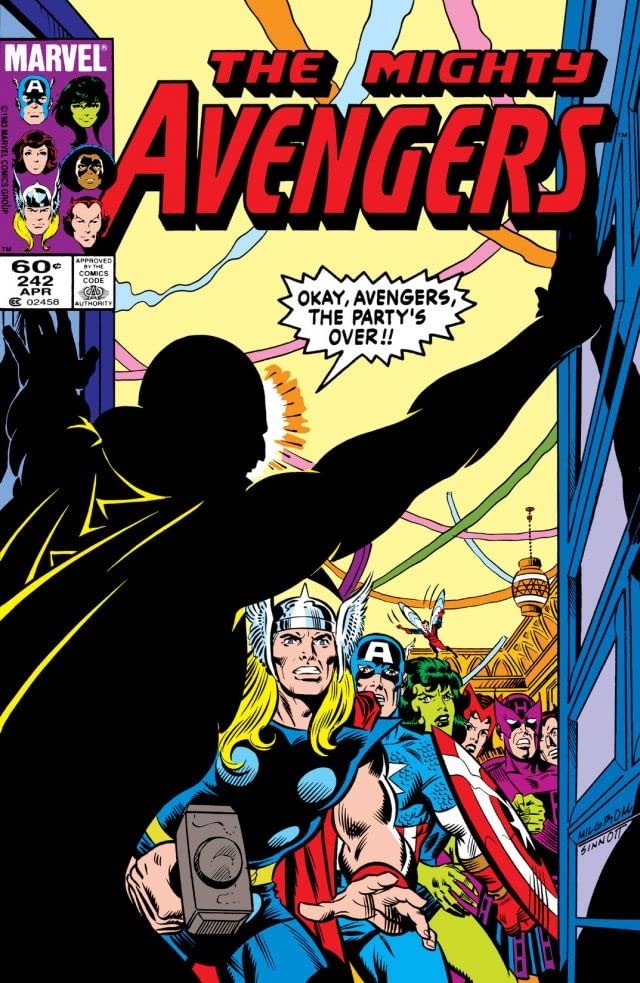 The Avengers #242 cover