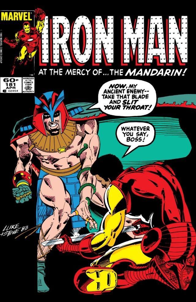 Iron Man #181 cover
