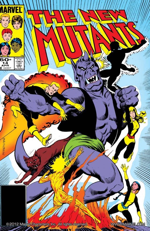 The New Mutants #14 cover