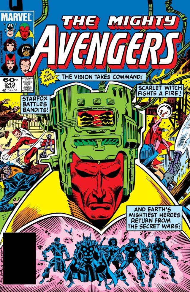 The Avengers #243 cover