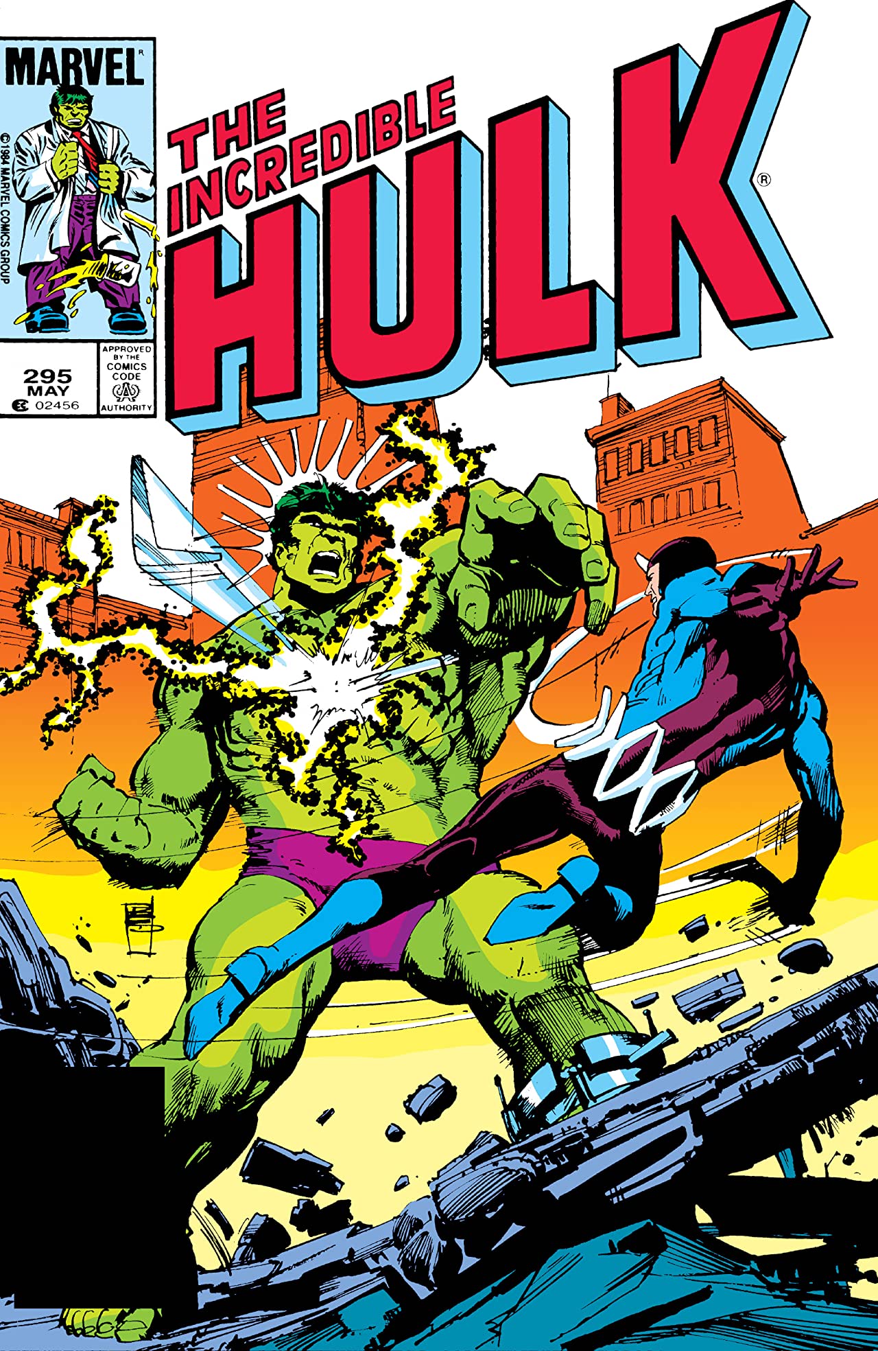 The Incredible Hulk #295 cover