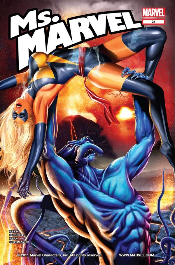 Ms. Marvel #21 cover