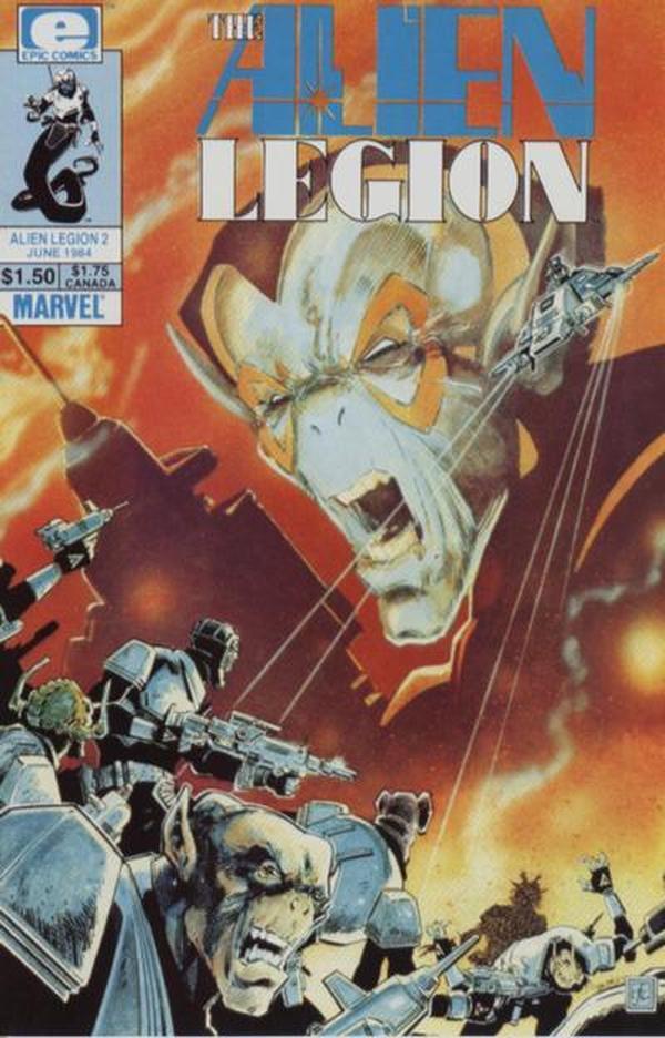 Alien Legion #2 cover