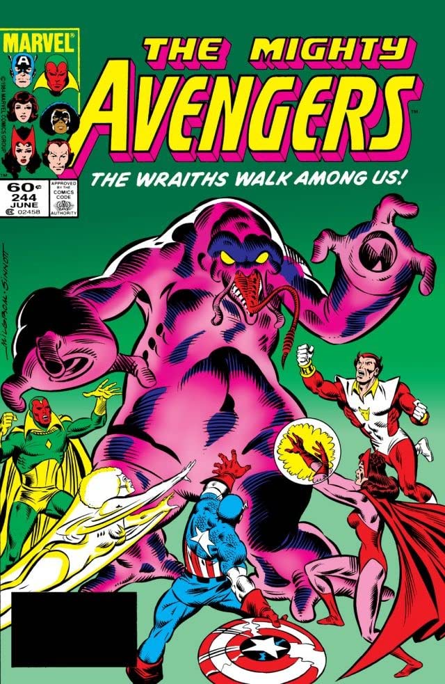 The Avengers #244 cover