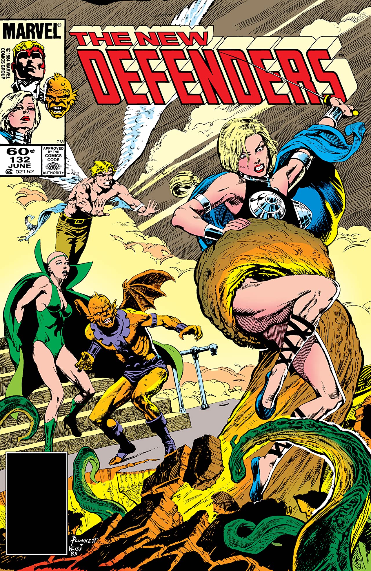 The Defenders #132 cover