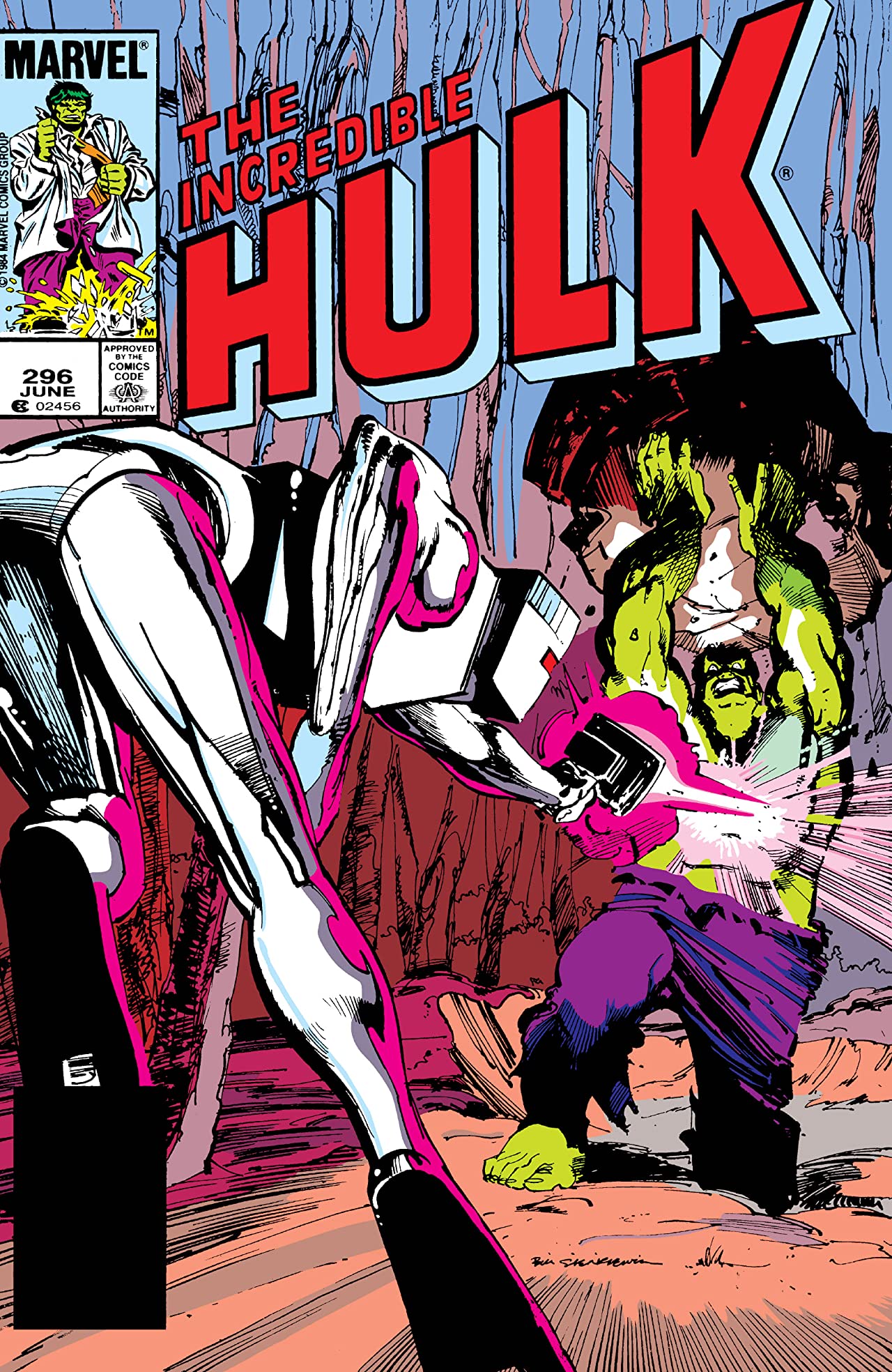 The Incredible Hulk #296 cover
