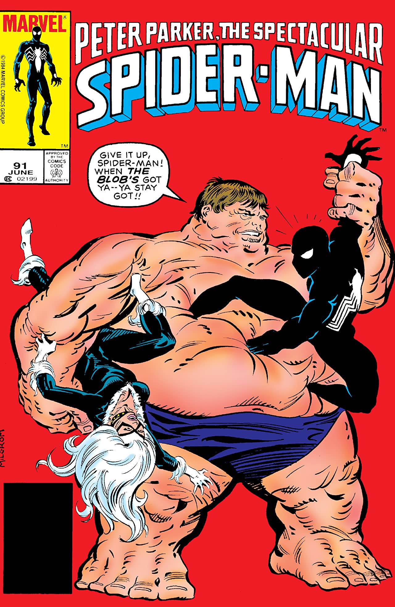 The Spectacular Spider-Man #91 cover