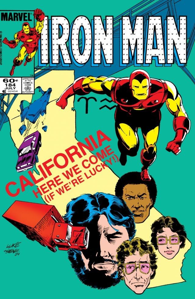 Iron Man #184 cover