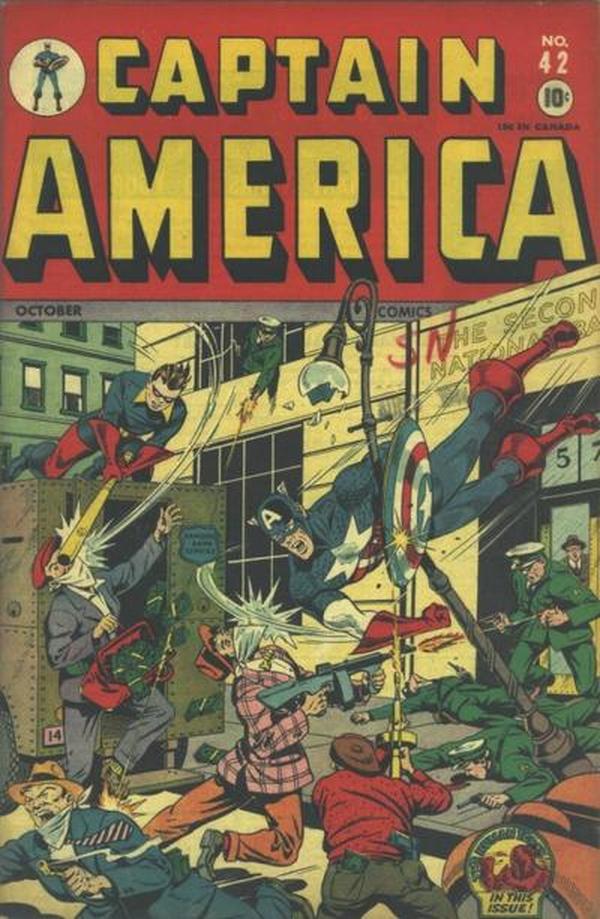 Captain America Comics #42 cover