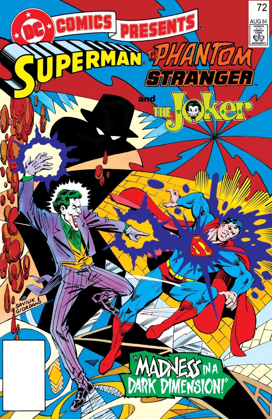DC Comics Presents #72 cover