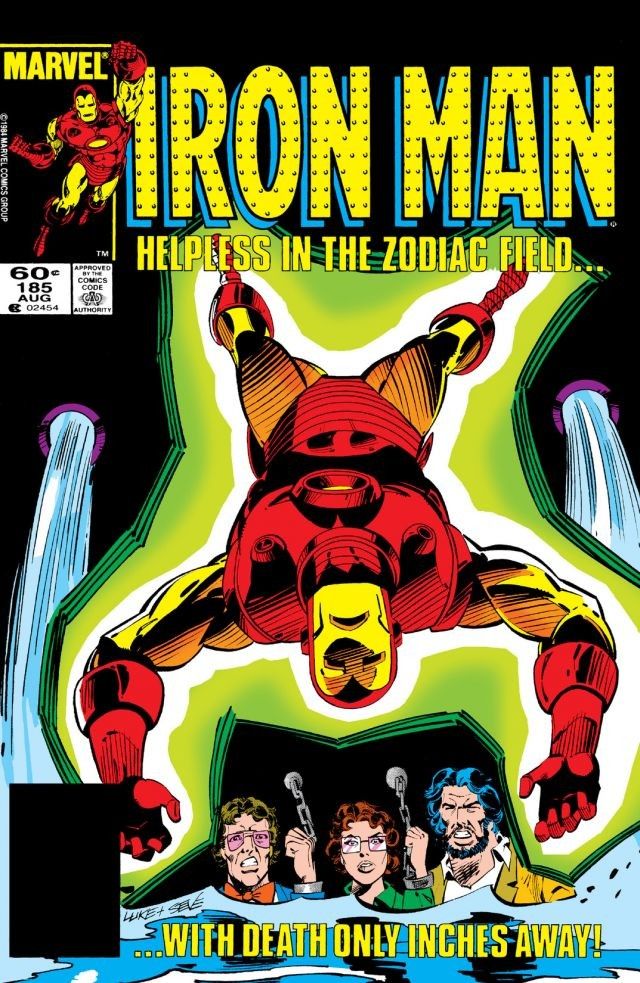 Iron Man #185 cover