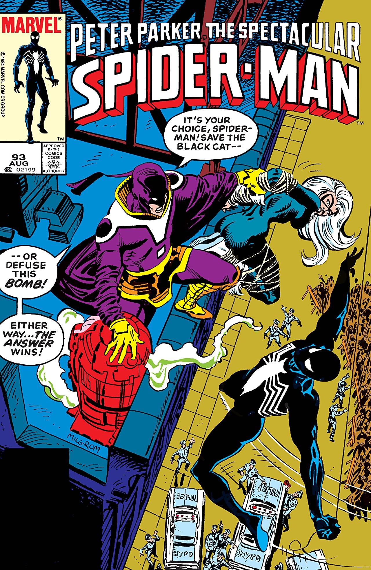 The Spectacular Spider-Man #93 cover