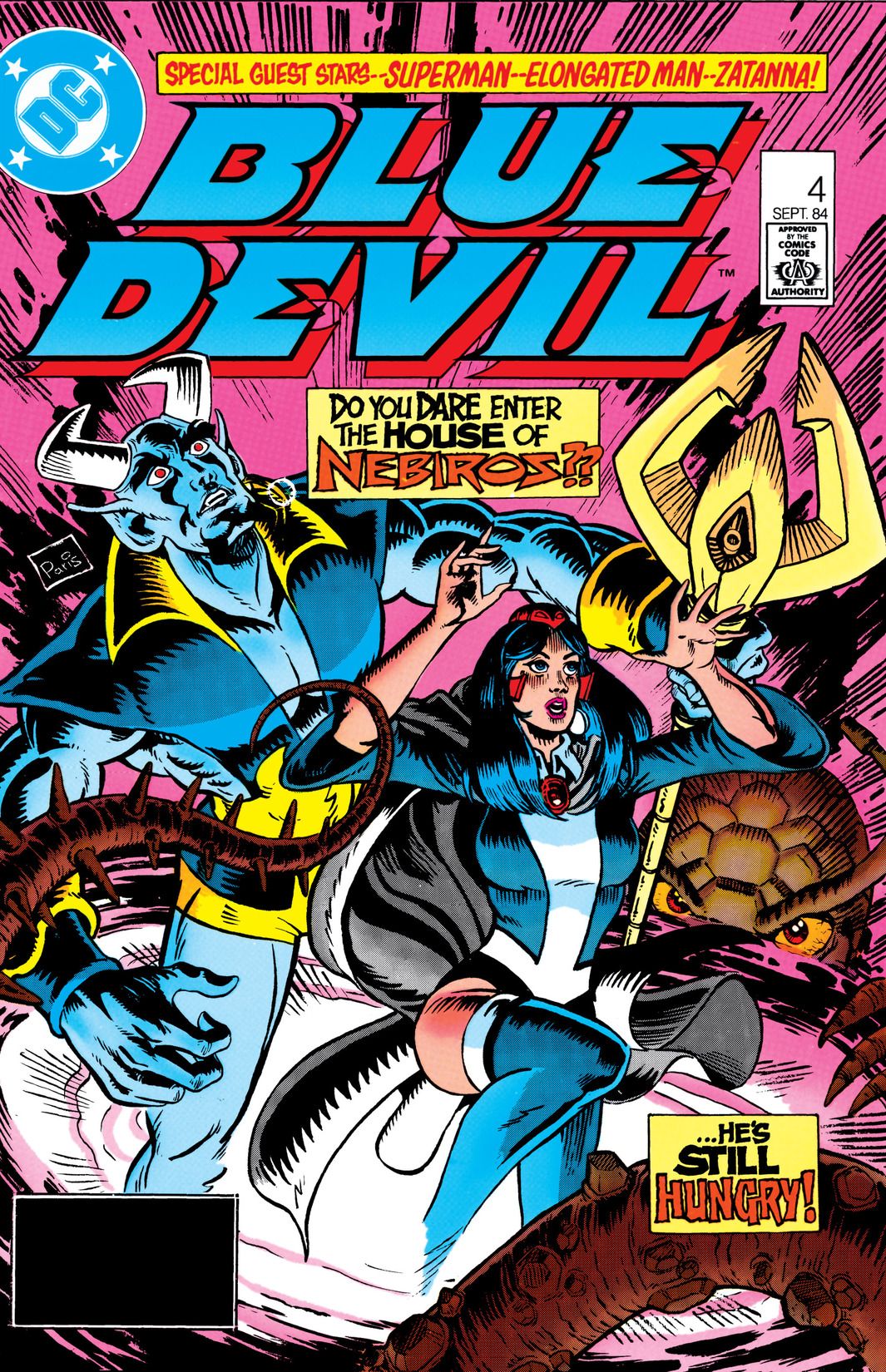 Blue Devil #4 cover