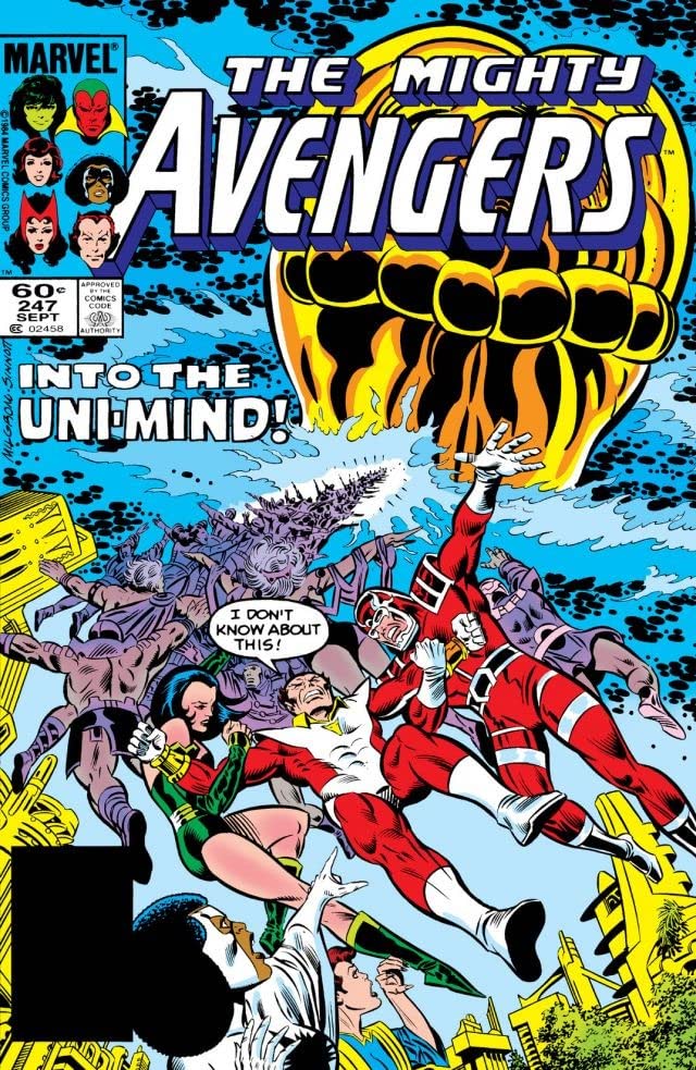 The Avengers #247 cover