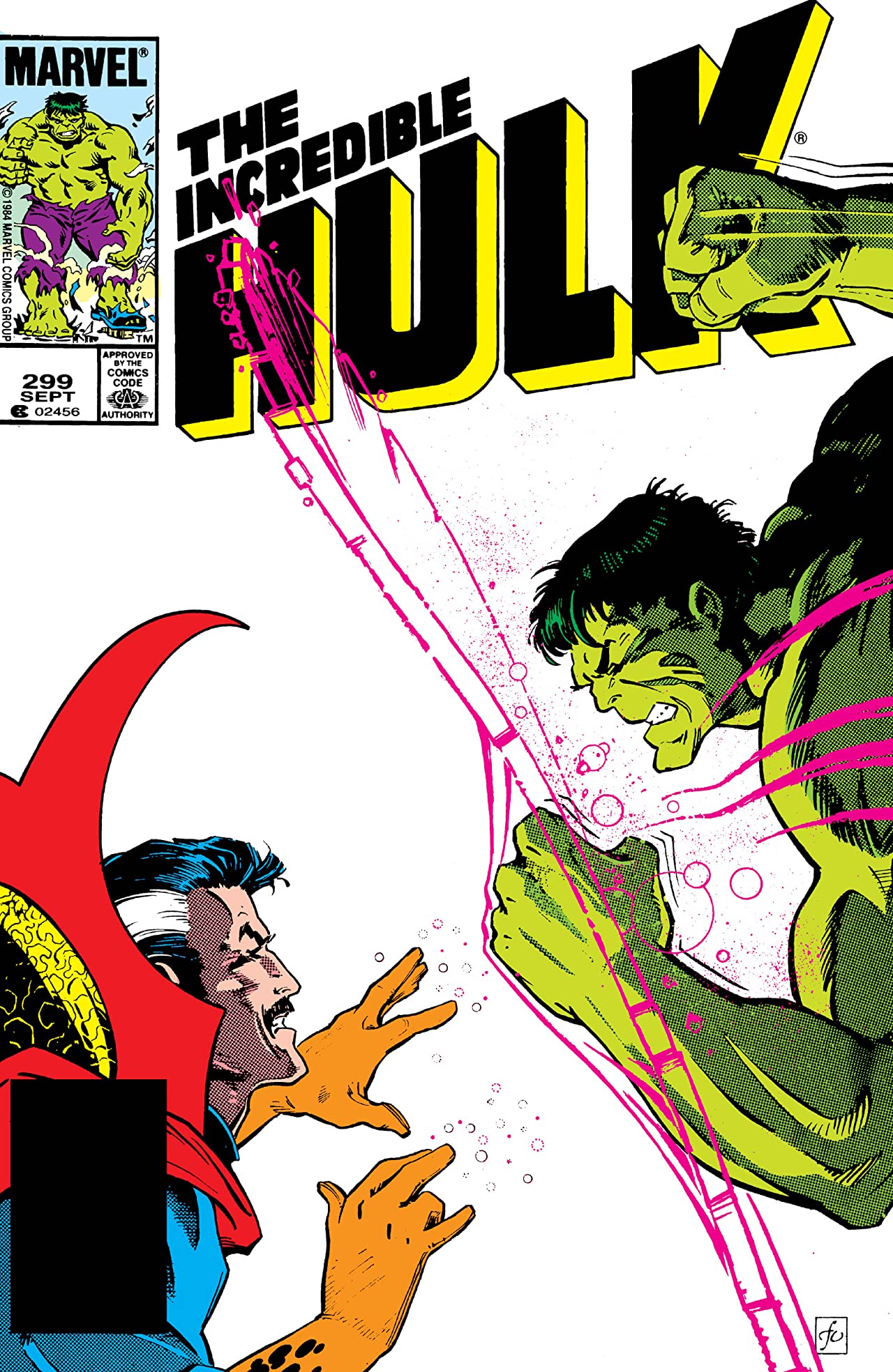 The Incredible Hulk #299 cover