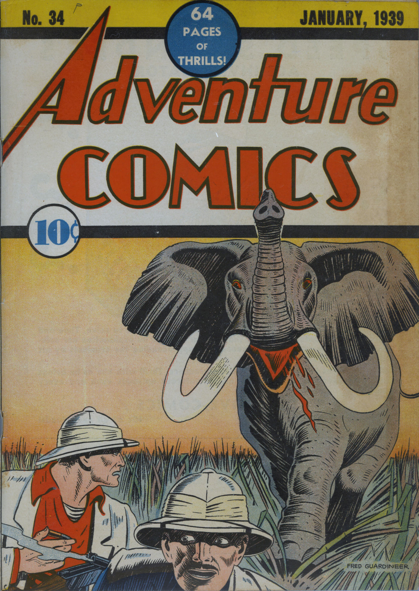 Adventure Comics #34 cover