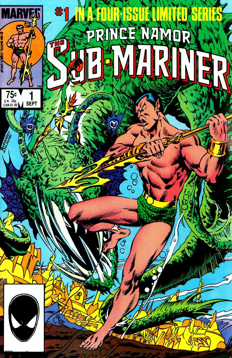 Prince Namor, the Sub-Mariner #1 cover