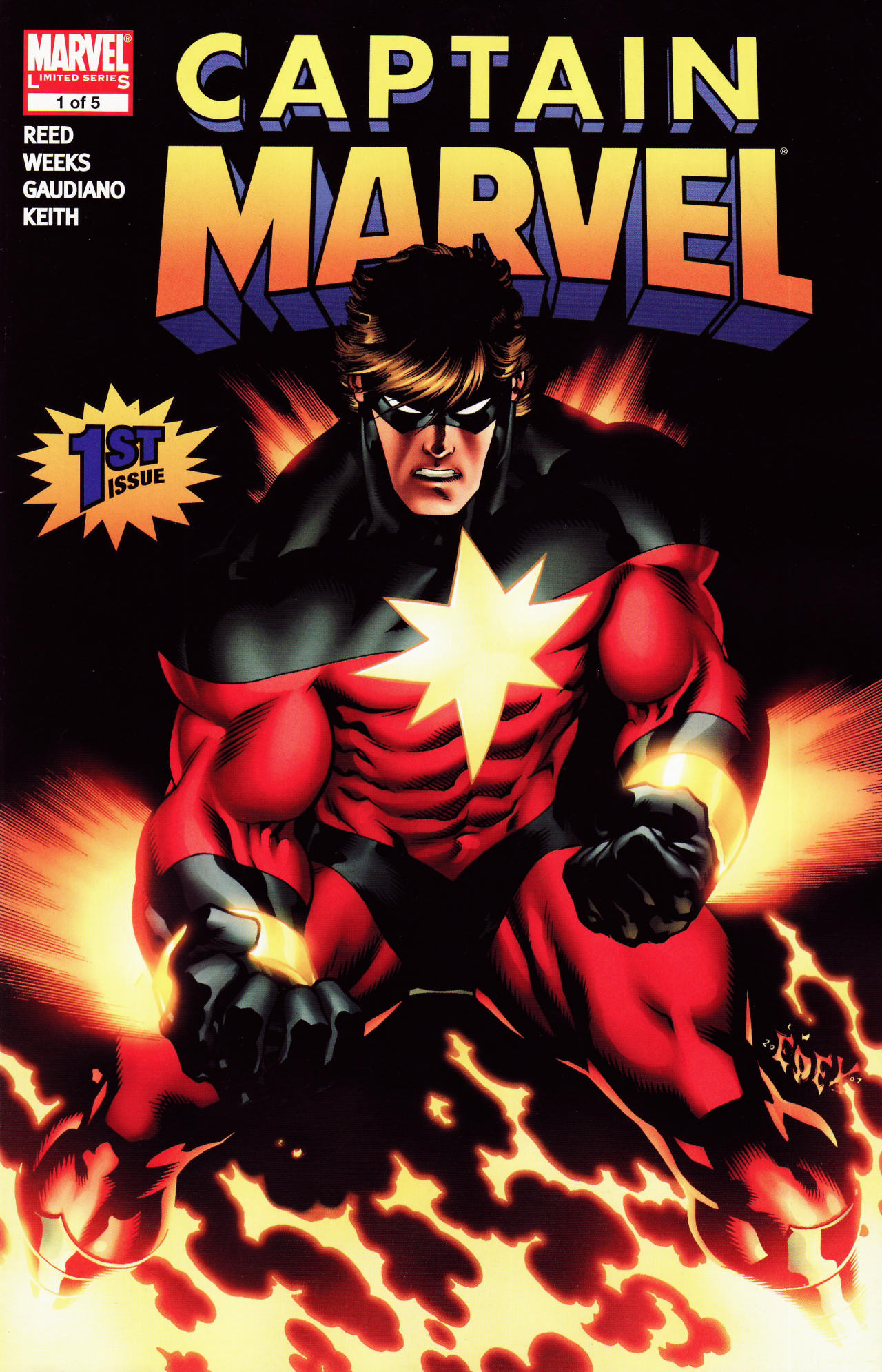 Captain Marvel #1 cover