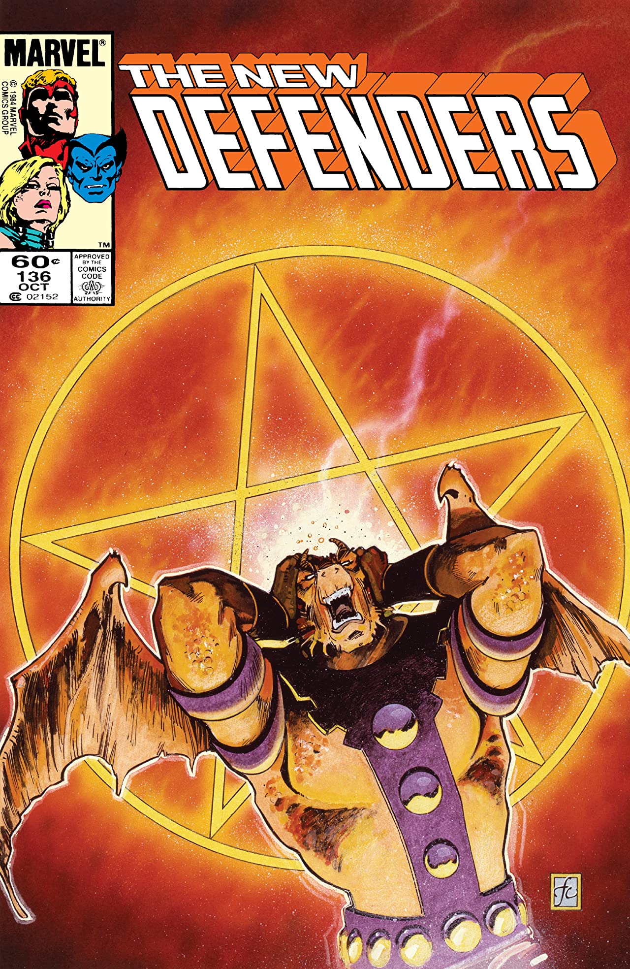 The Defenders #136 cover