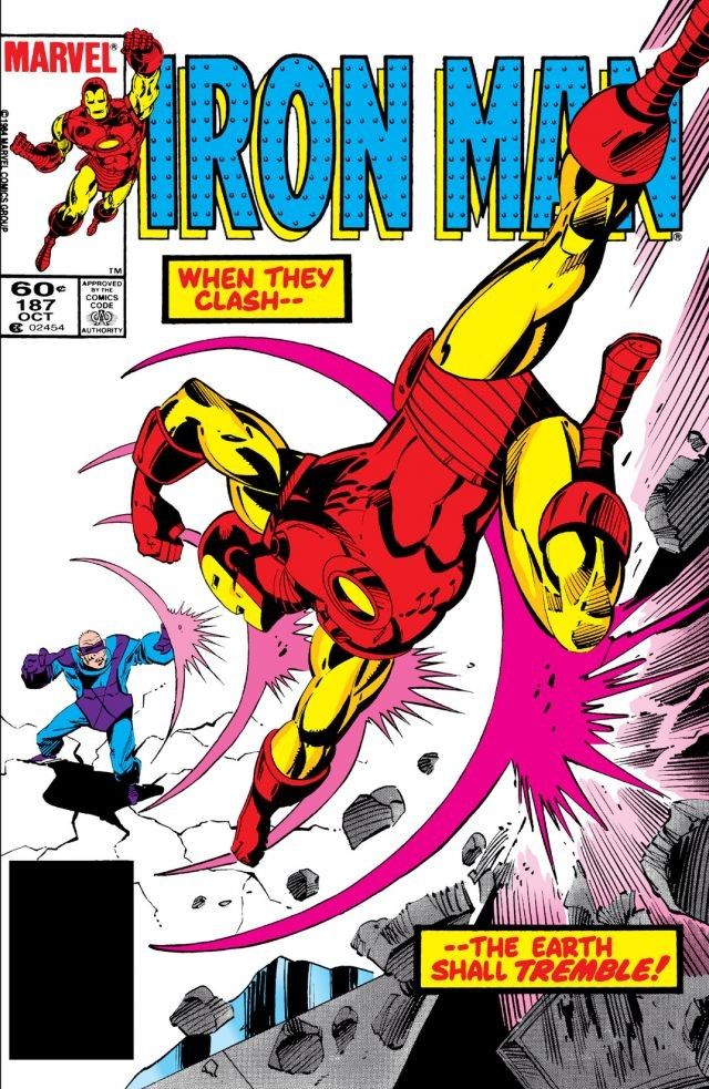 Iron Man #187 cover