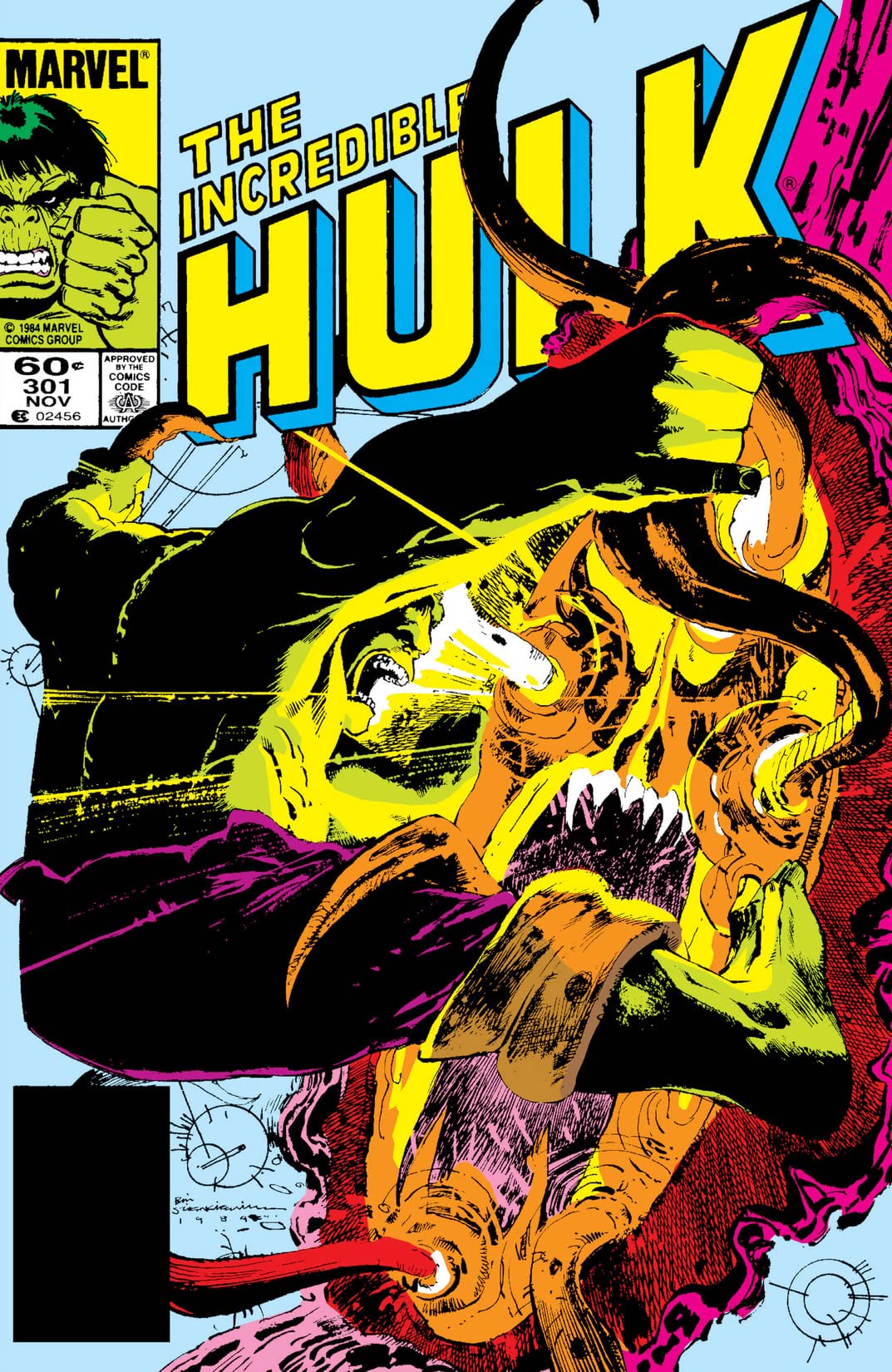The Incredible Hulk #301 cover